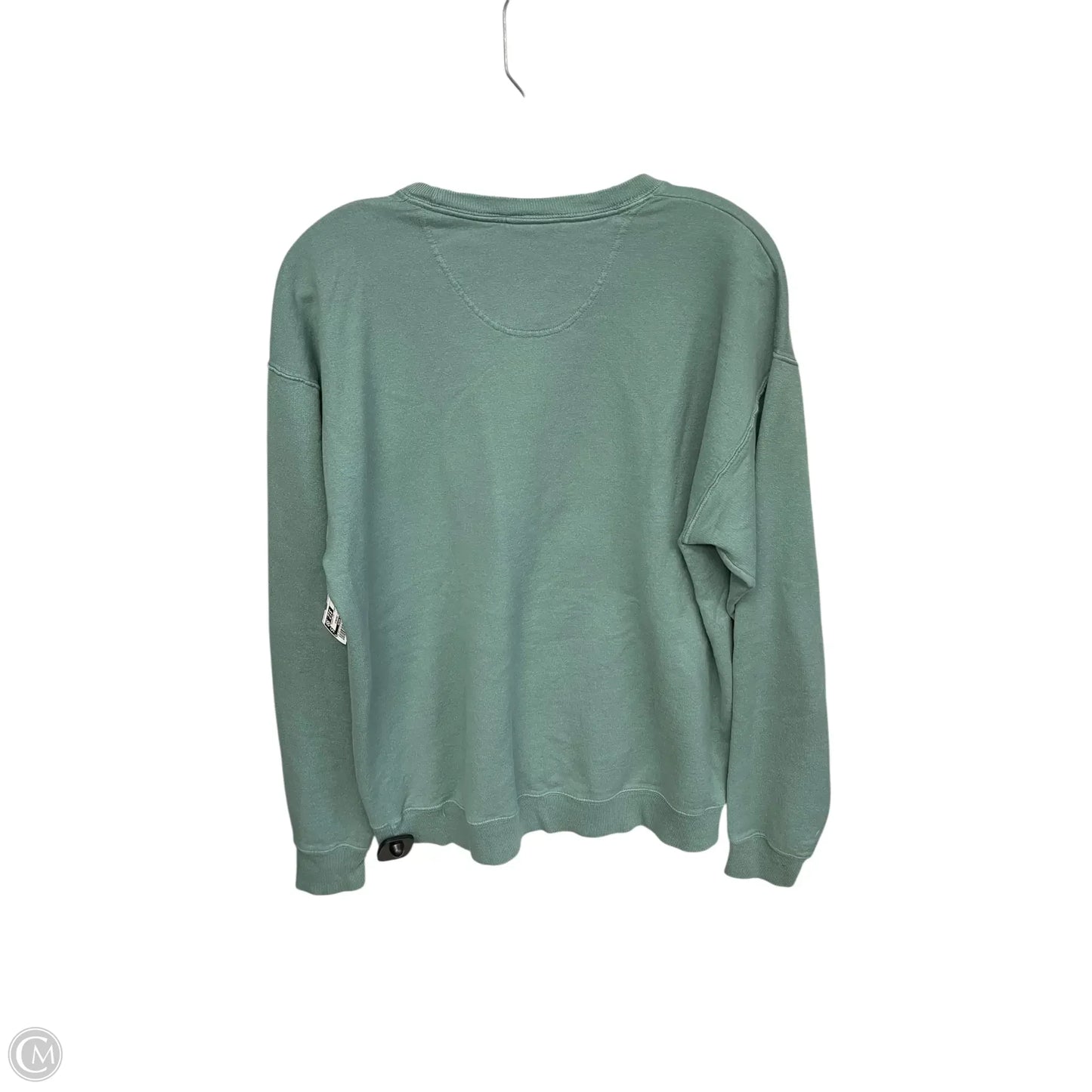 Sweatshirt Crewneck By Clothes Mentor In Green, Size: M