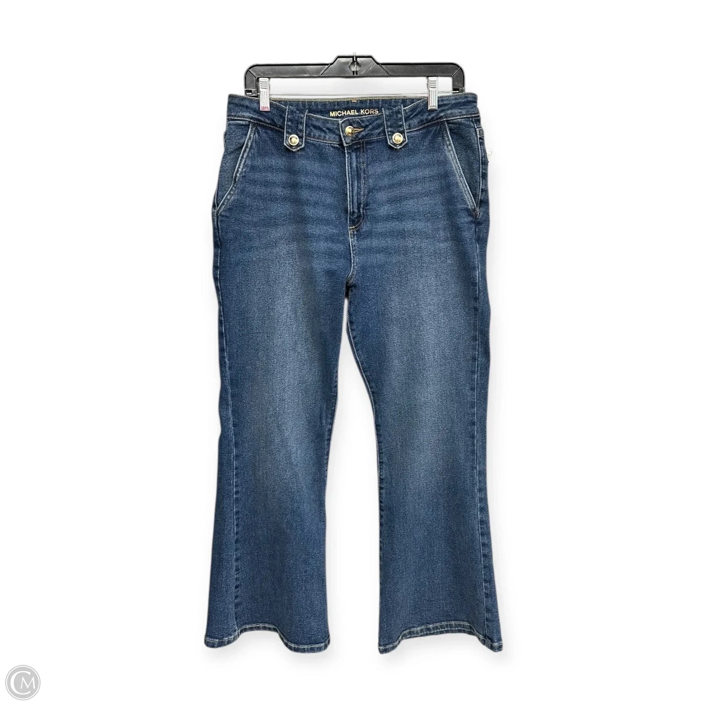 Jeans Designer By Michael Kors In Blue Denim, Size: 10