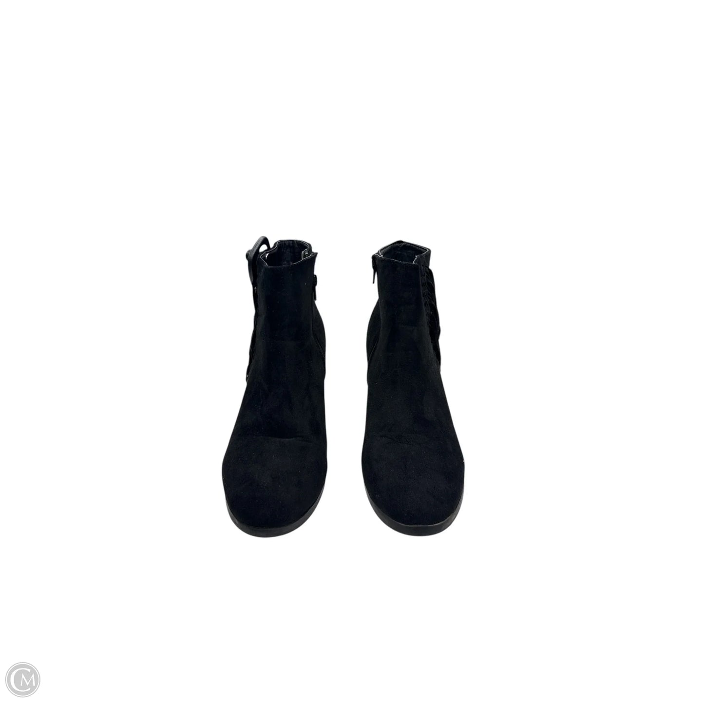 Boots Ankle Heels By Maurices In Black, Size: 10
