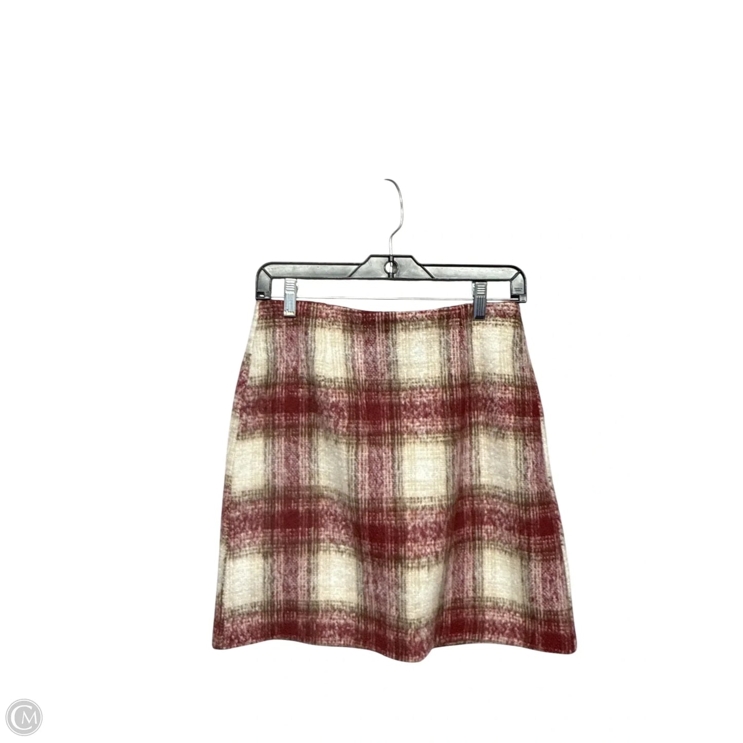 Skirt Midi By Potters Pot In Plaid Pattern, Size: M