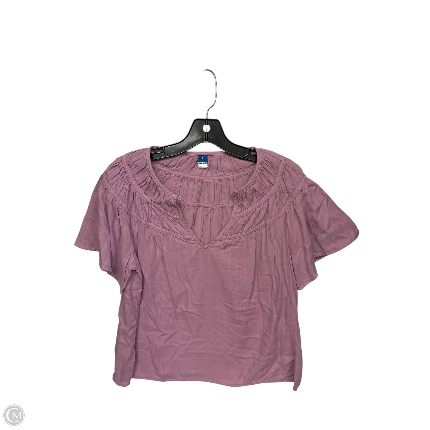 Top Short Sleeve By Old Navy In Purple, Size: S
