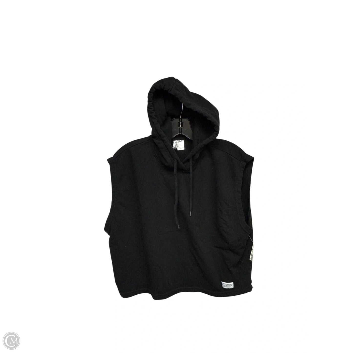 Sweatshirt Hoodie By Divided In Black, Size: L