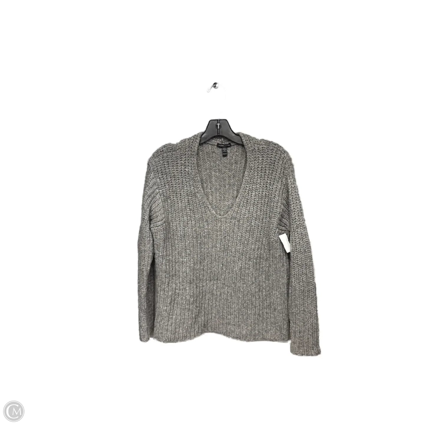 Sweater By Eileen Fisher In Grey, Size: Xxs