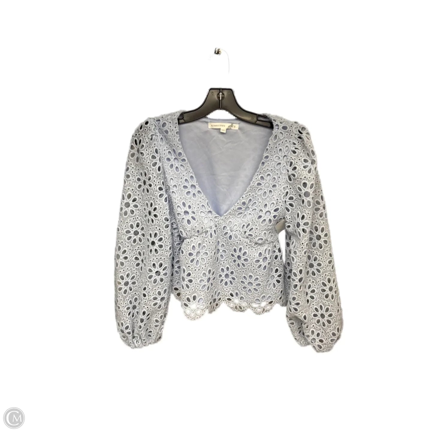 Top Long Sleeve By Altard State In Blue, Size: S