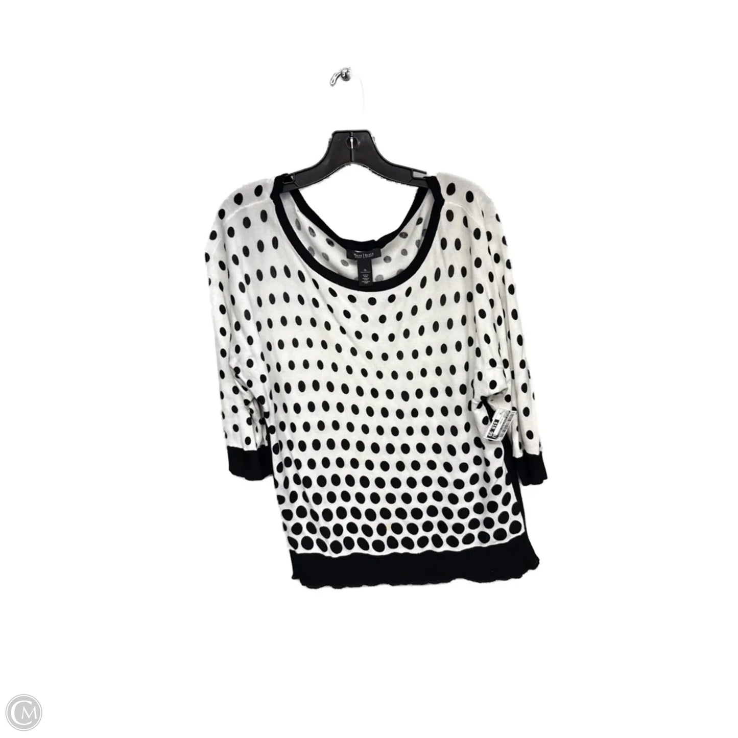 Sweater By White House Black Market In Polkadot Pattern, Size: Xl
