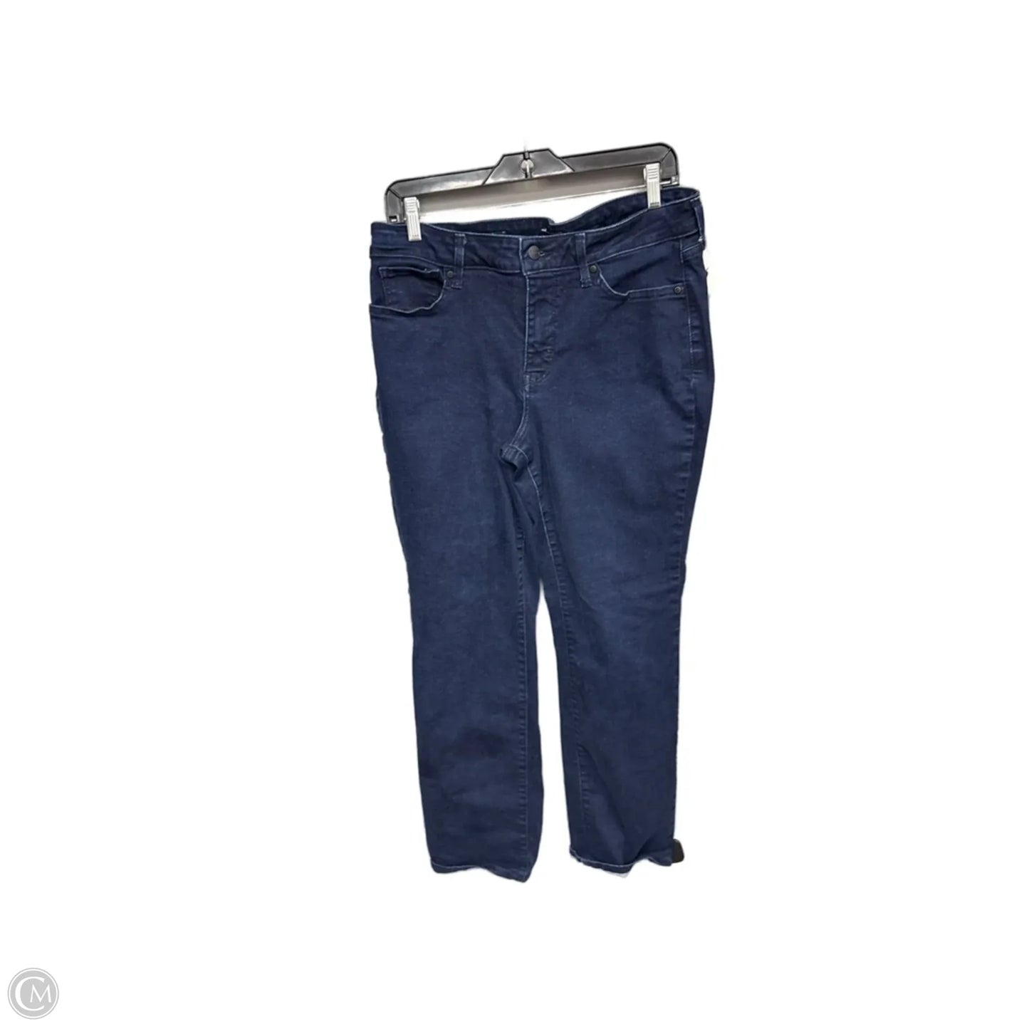 Jeans Straight By Not Your Daughters Jeans In Blue Denim, Size: 12