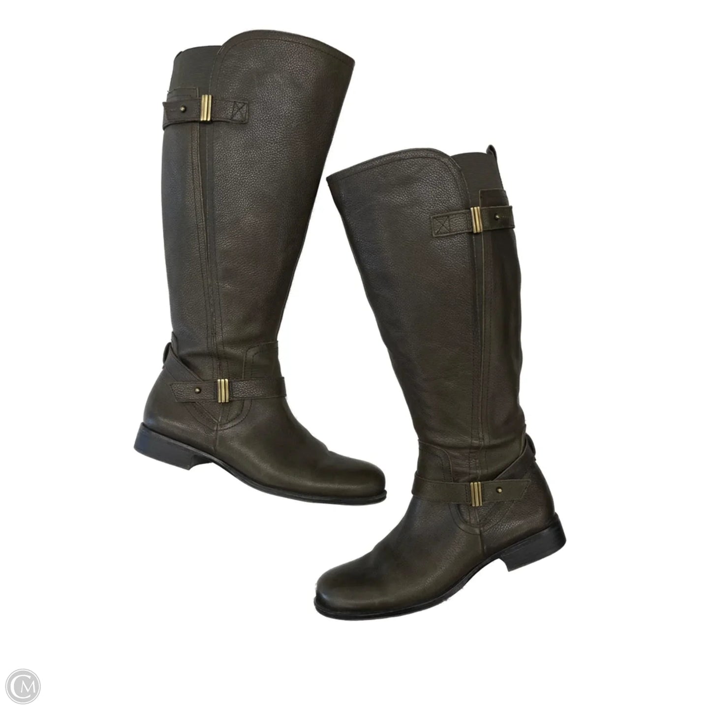 Boots Knee Flats By Naturalizer In Green, Size: 8.5