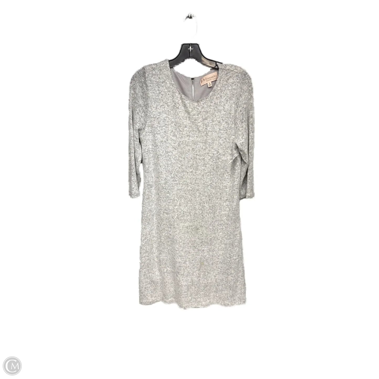 Dress Sweater By Philosophy In Grey, Size: M