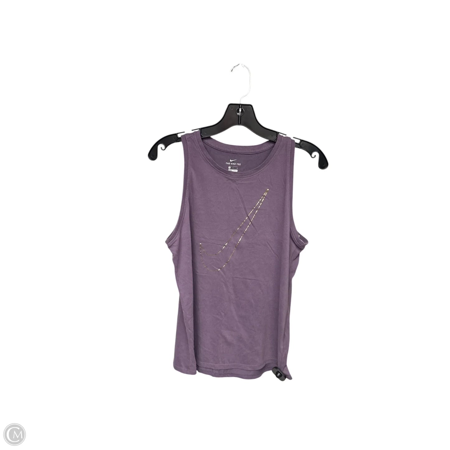 Athletic Tank Top By Nike Apparel In Purple, Size: M