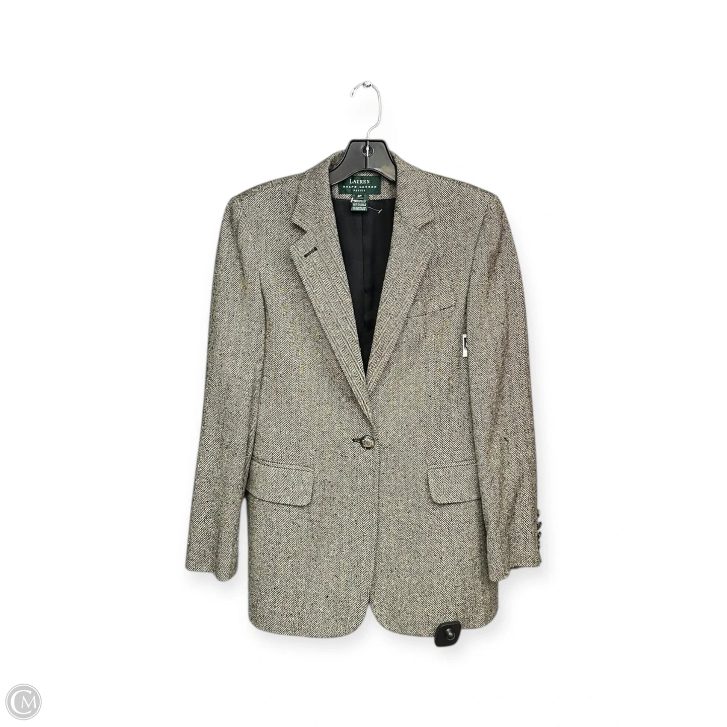 Blazer By Lauren By Ralph Lauren In Tan, Size: 6p