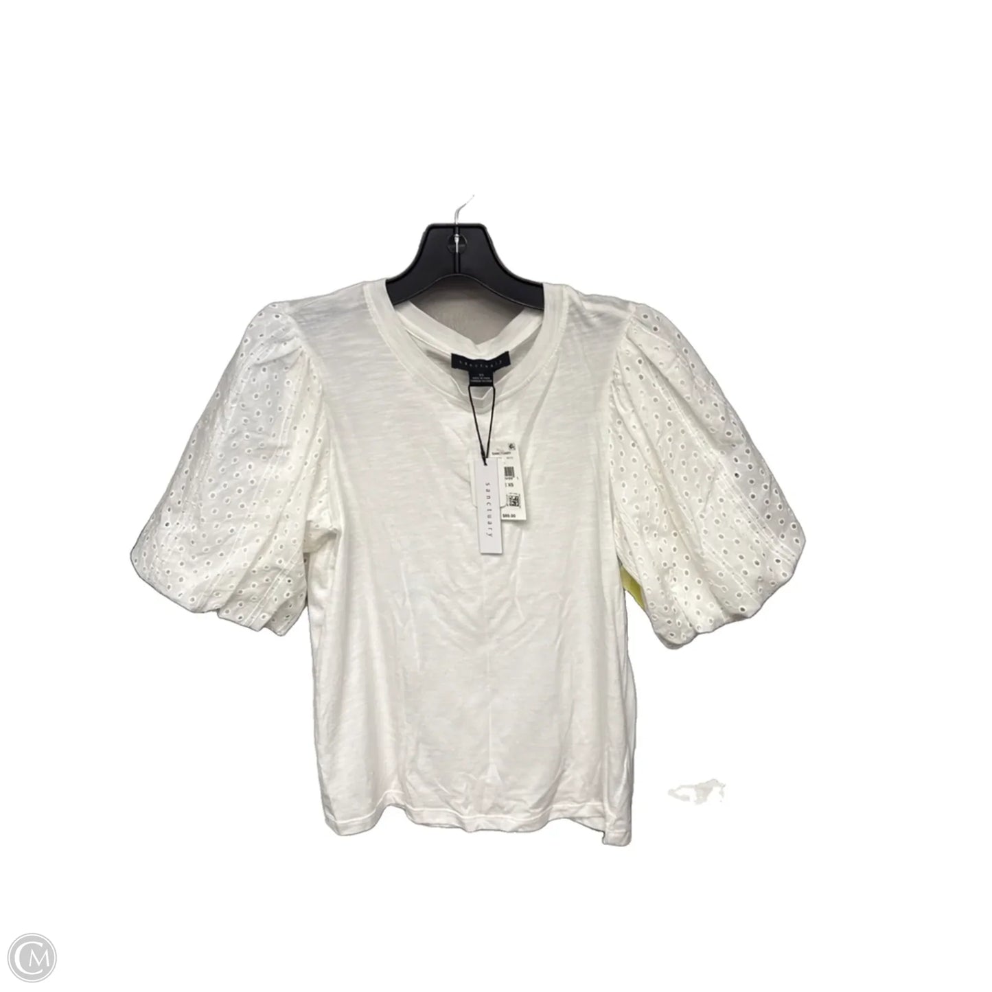 Top Short Sleeve By Sanctuary In White, Size: Xs