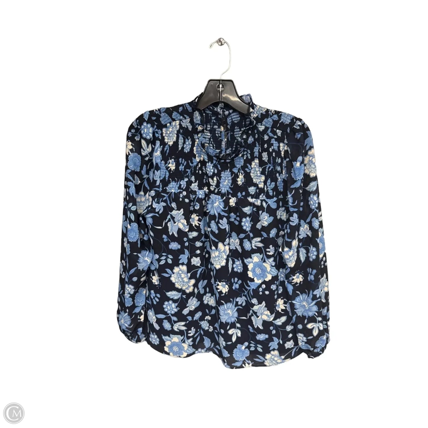 Top Long Sleeve By J. Crew In Blue, Size: S
