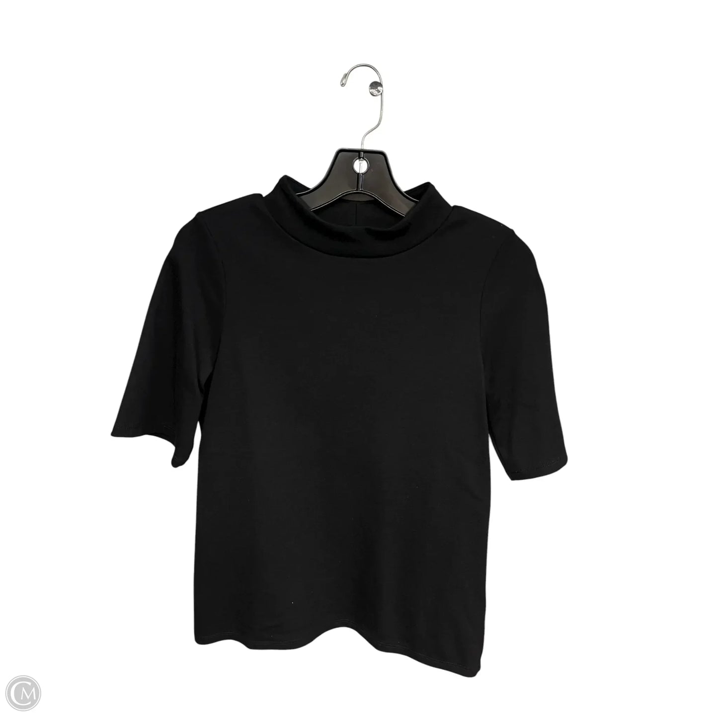 Top Short Sleeve By Halogen In Black, Size: Xs