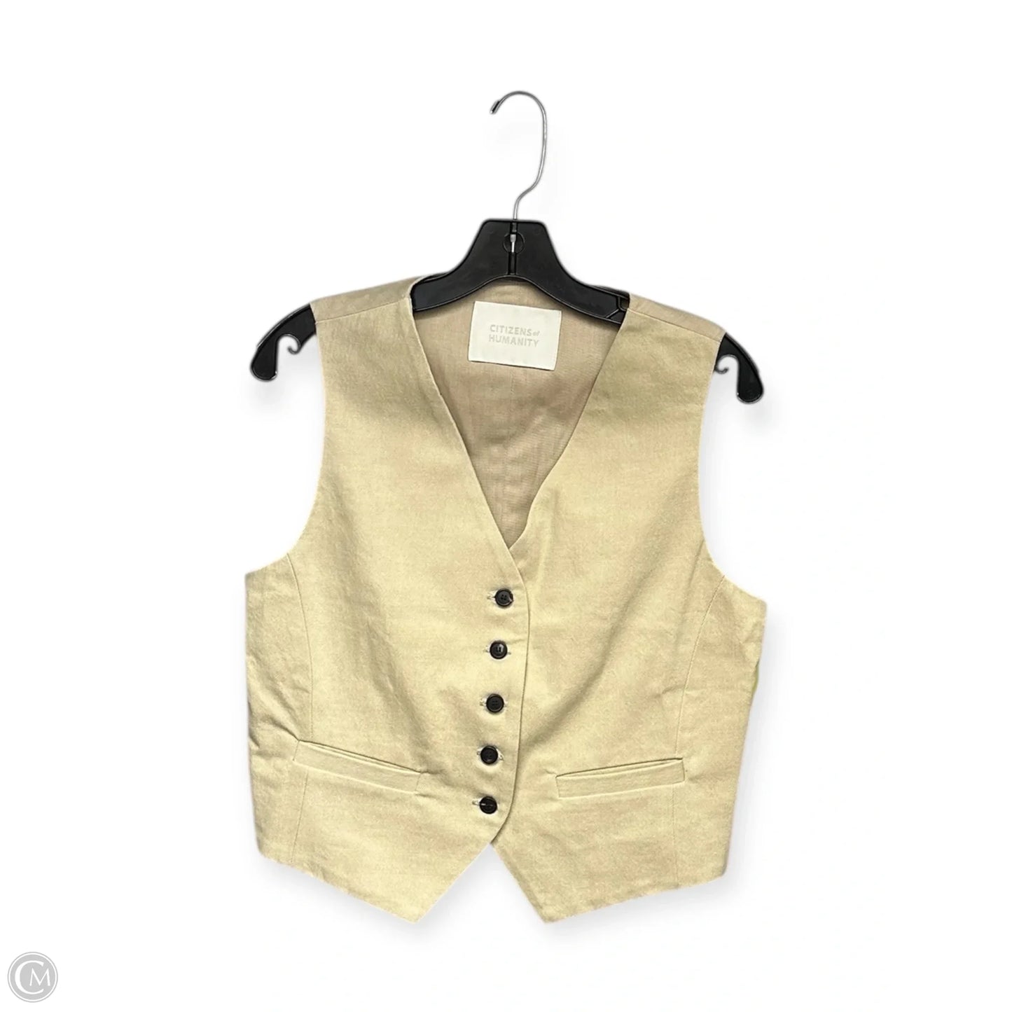 Vest Other By Citizens Of Humanity In Tan, Size: M
