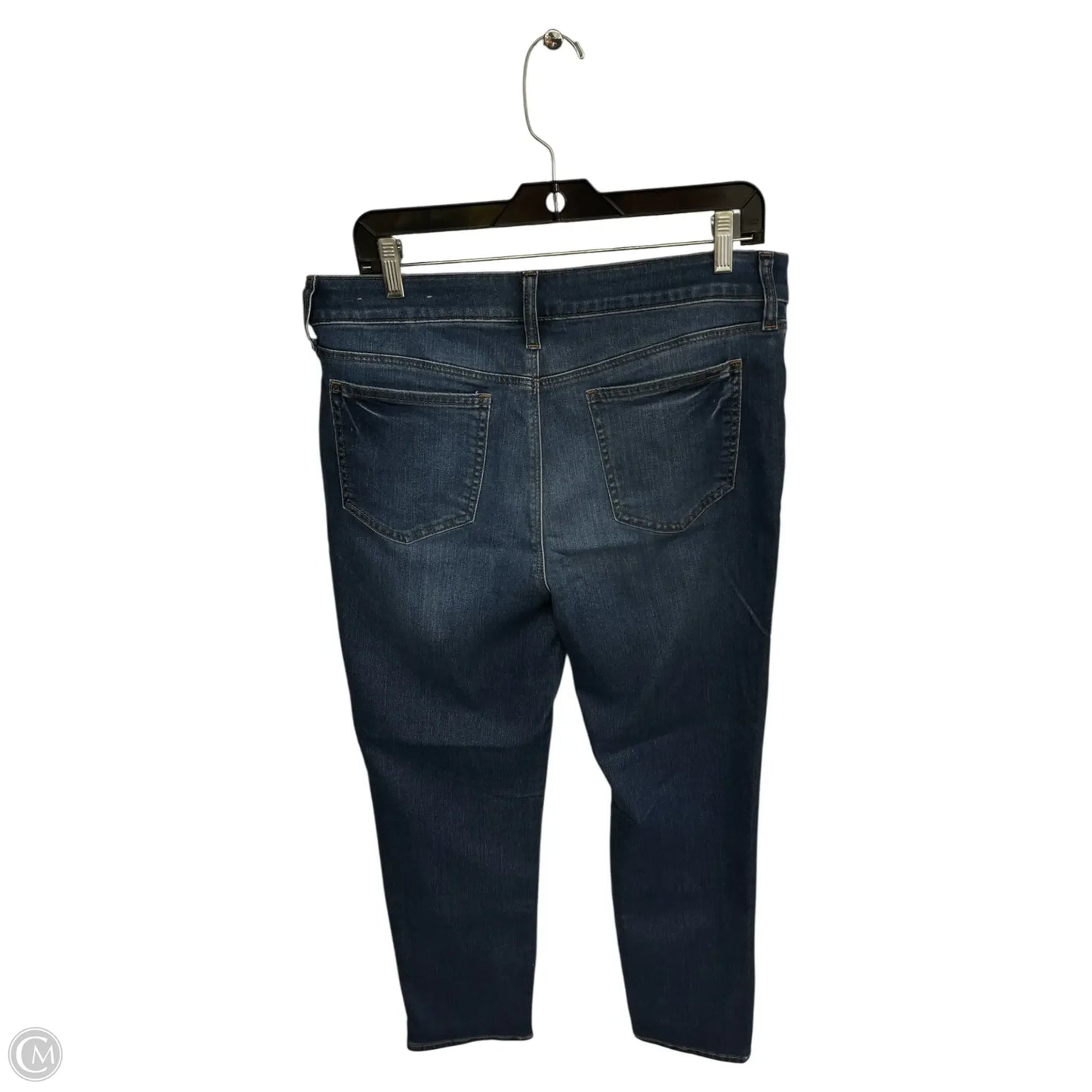 Jeans Straight By Chicos In Blue Denim, Size: 12