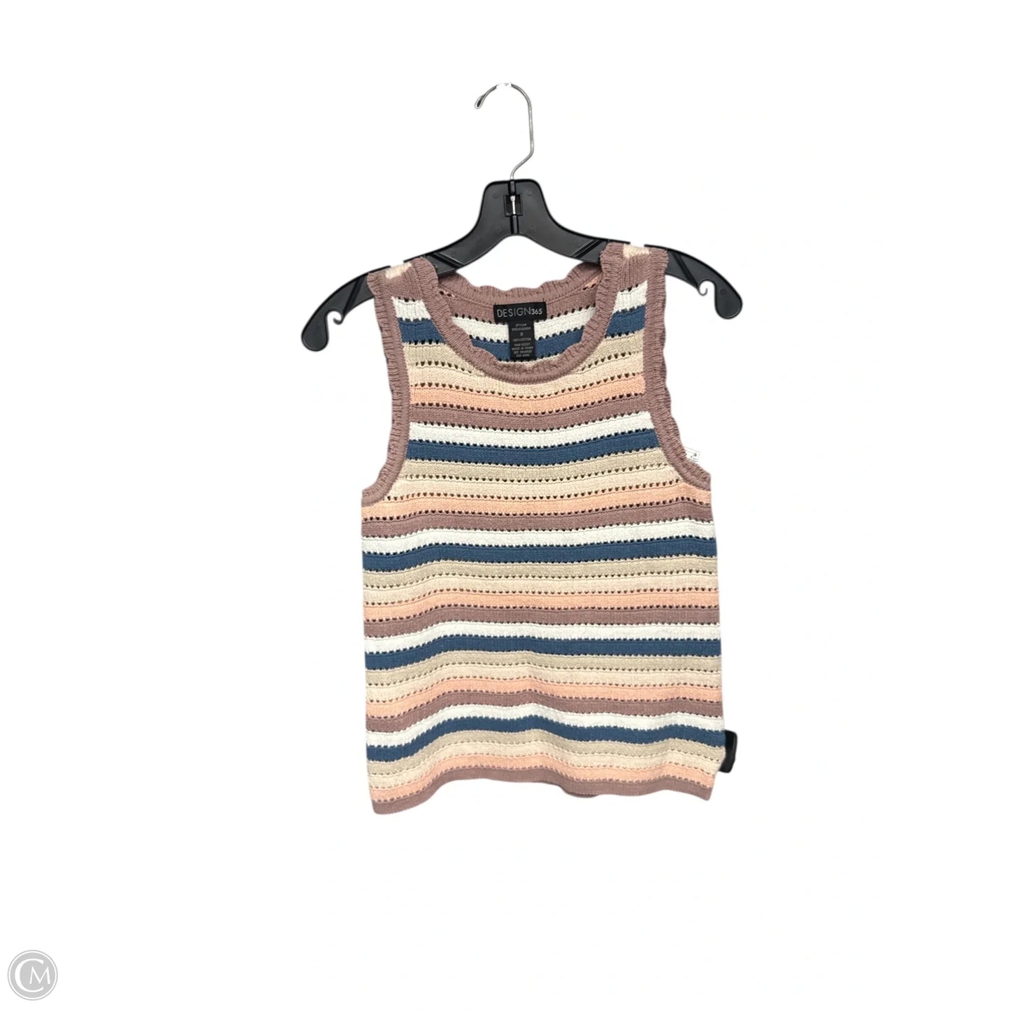 Top Sleeveless By Clothes Mentor In Striped Pattern, Size: S