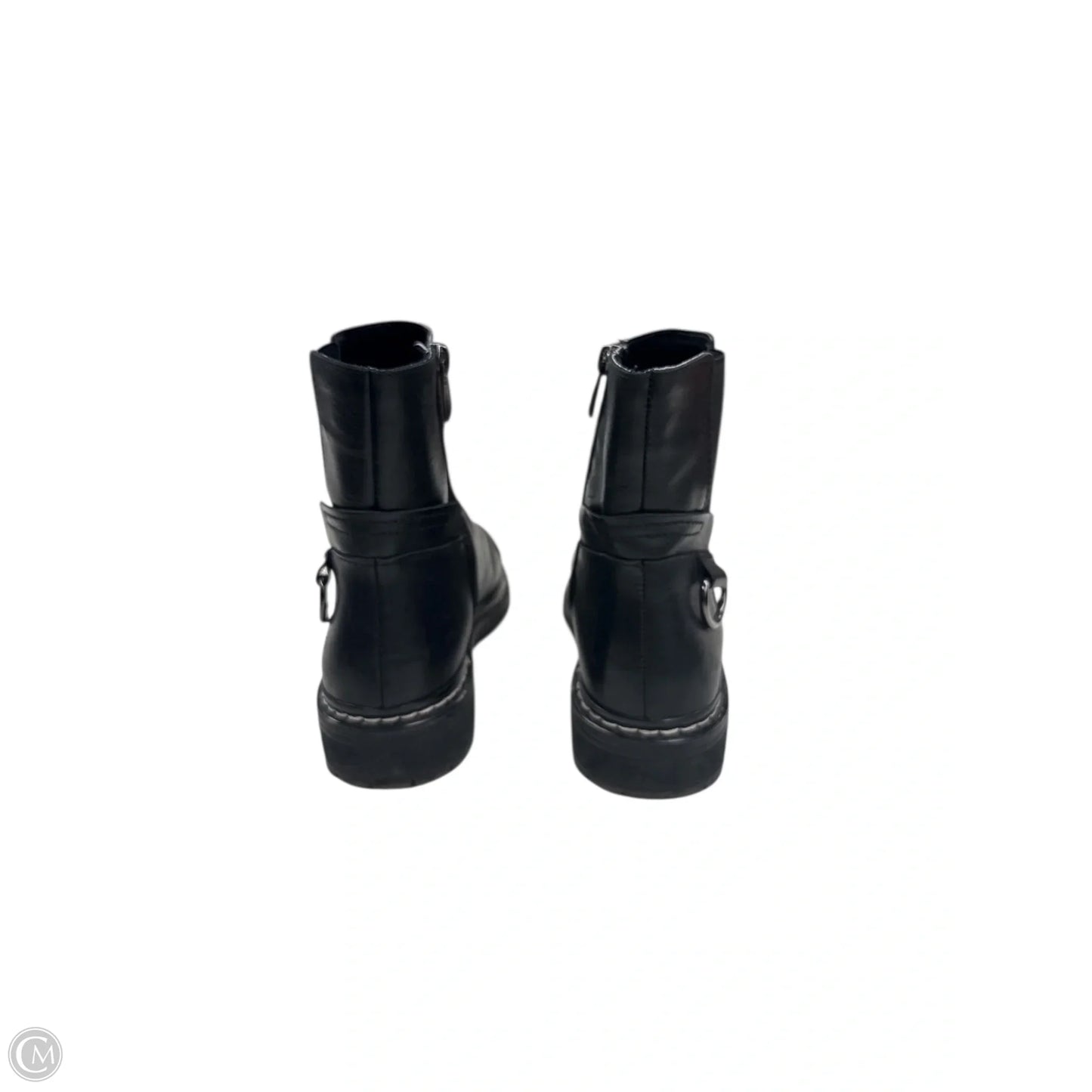 Boots Ankle Flats By Franco Sarto In Black, Size: 9