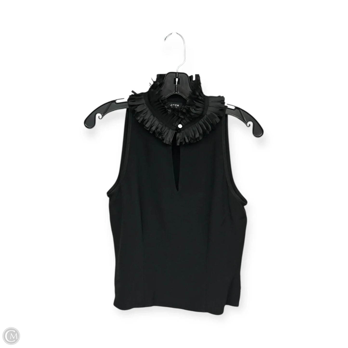 Top Sleeveless By Worth Ny In Black, Size: 8