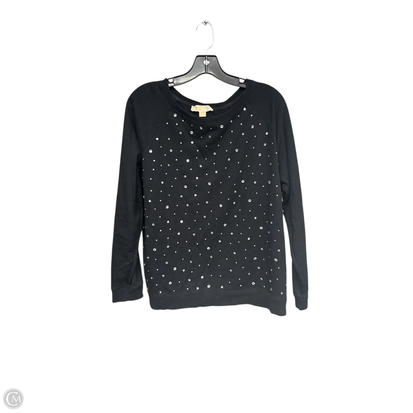 Sweatshirt Crewneck By Michael By Michael Kors In Black, Size: L