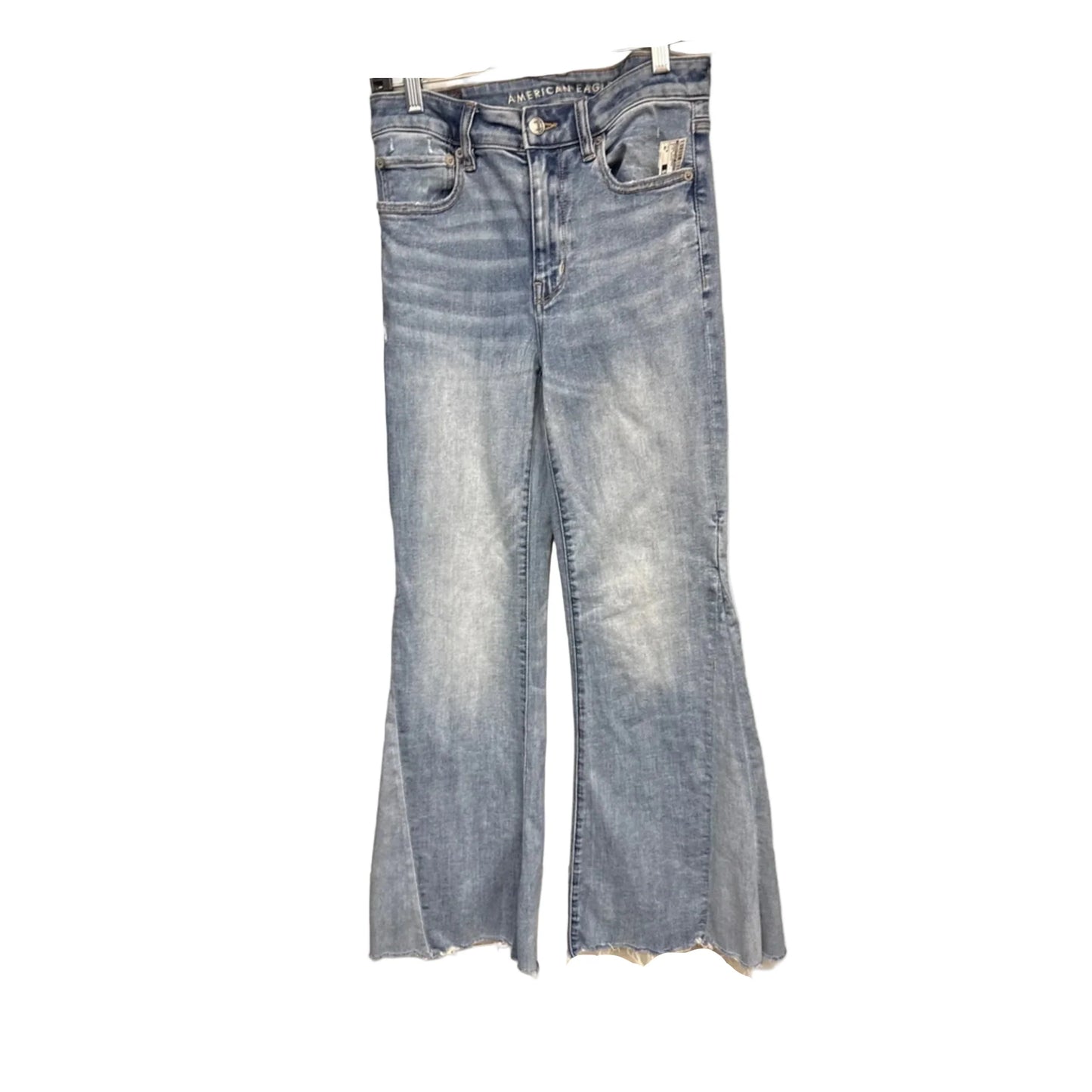 Jeans Flared By American Eagle In Blue Denim, Size: 6