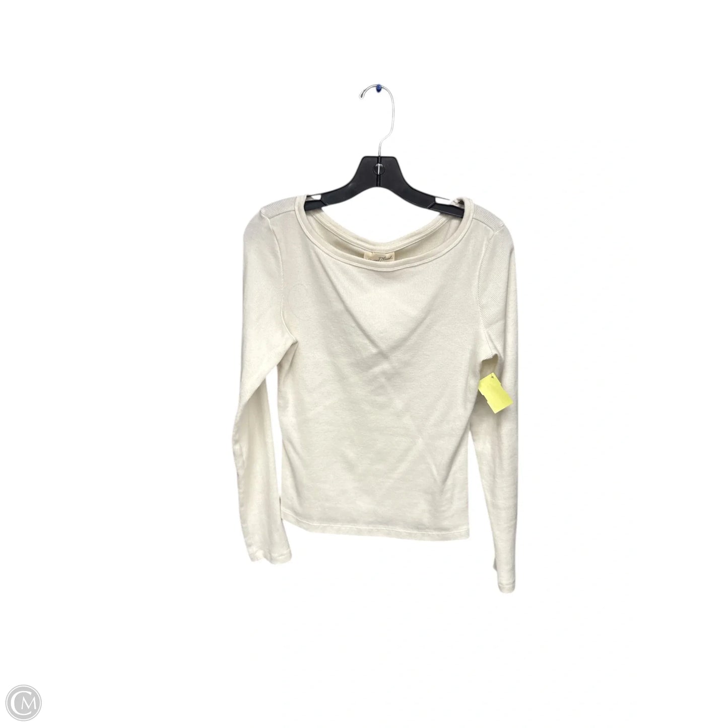 Top Long Sleeve By Universal Thread In Cream, Size: M