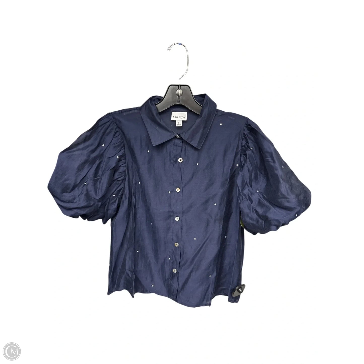 Top Short Sleeve By Bailey 44 In Navy, Size: S