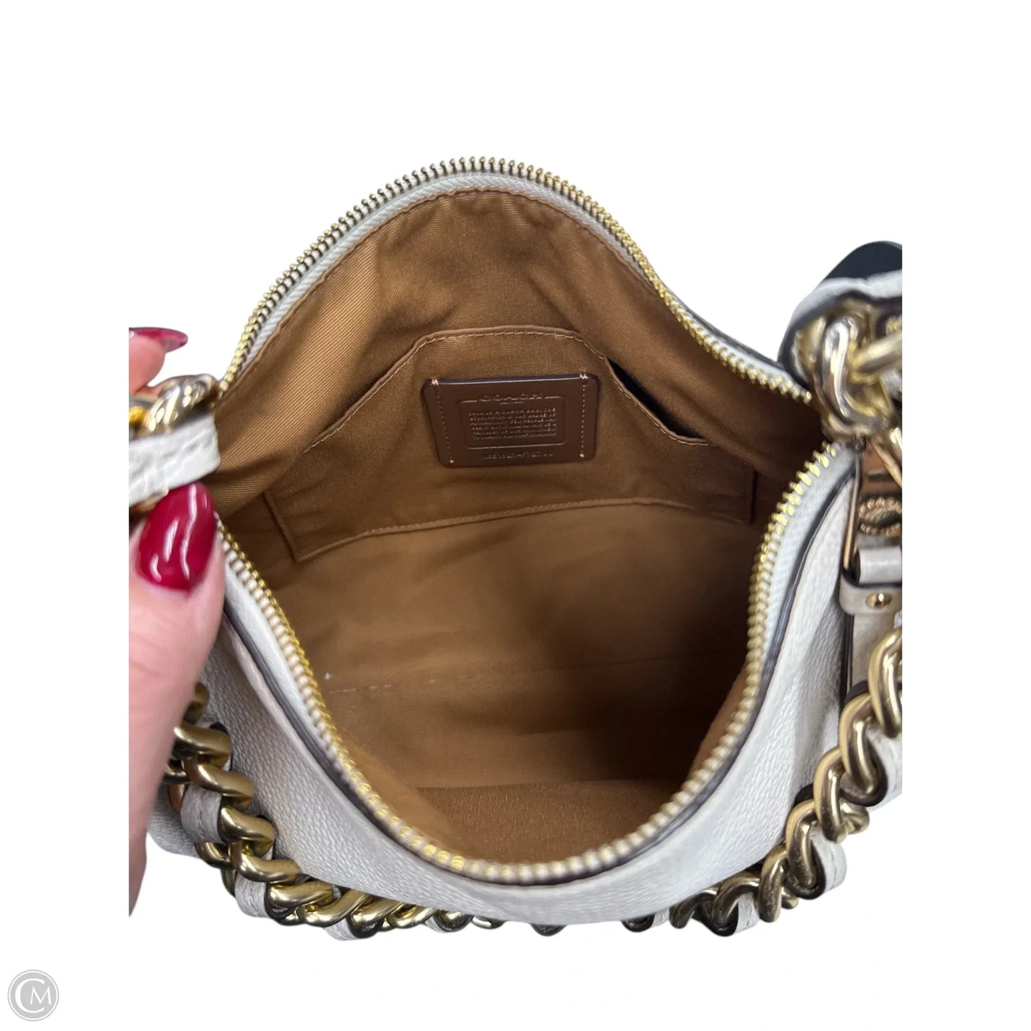 Handbag Designer By Coach, Size: Medium