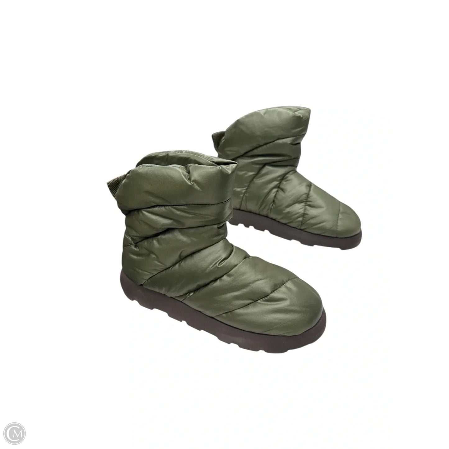 Boots Ankle Flats By Clothes Mentor In Green