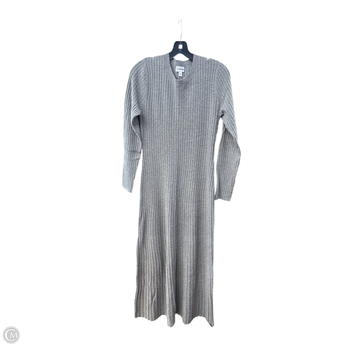 Dress Sweater By The Drop In Grey, Size: L