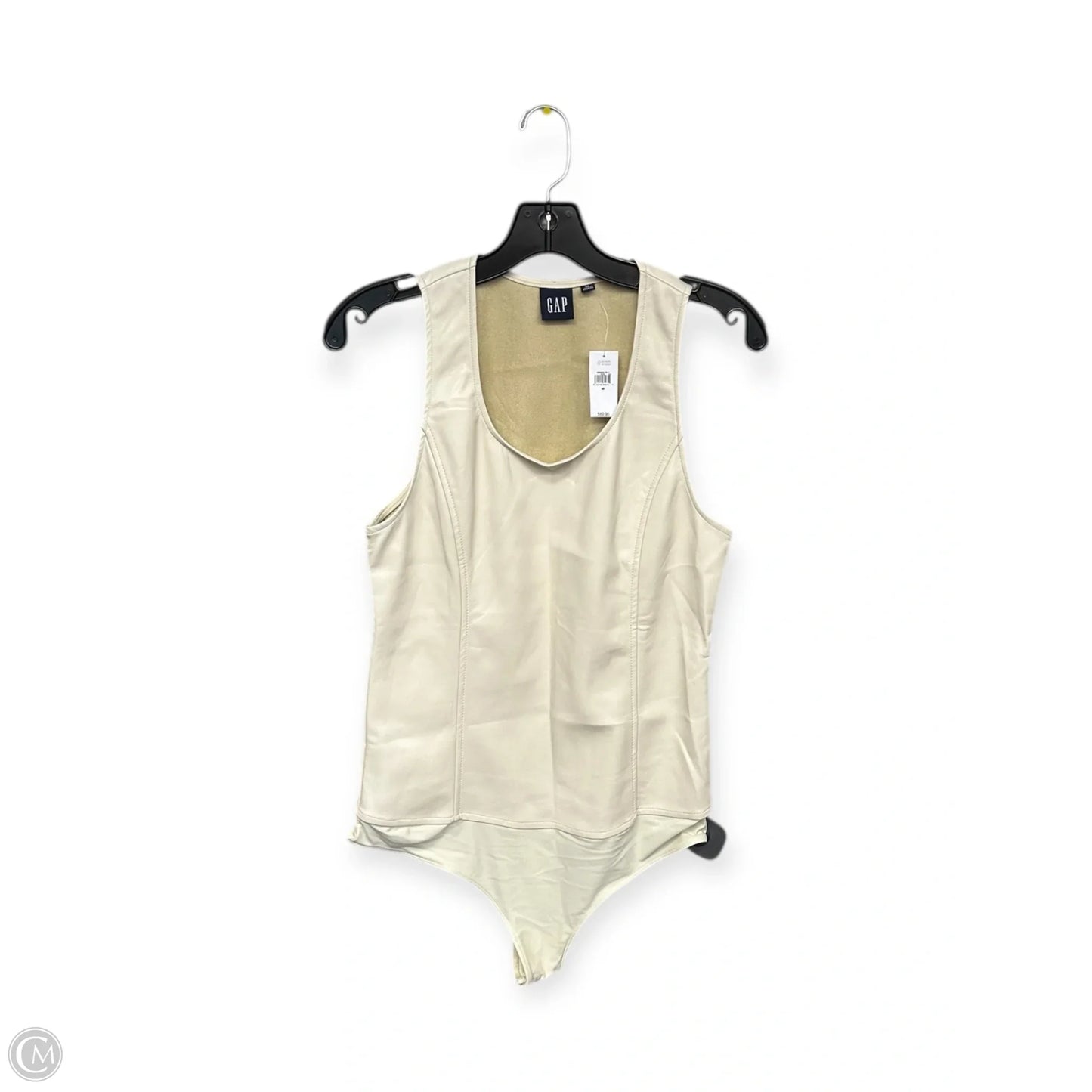 Bodysuit By Gap In Cream, Size: M