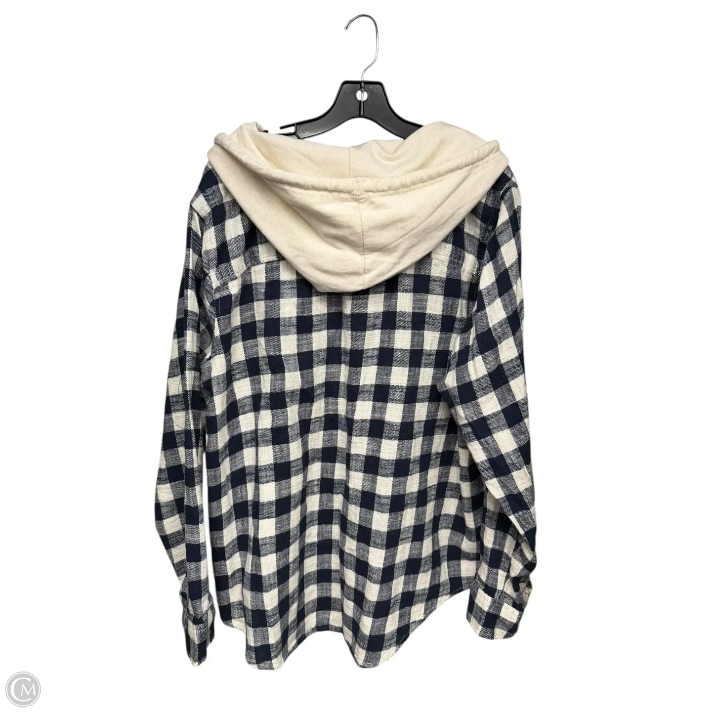 Jacket Shirt By Time And Tru In Plaid Pattern, Size: Xxl