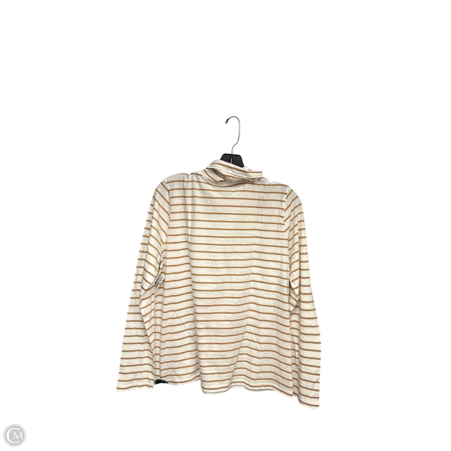 Top Long Sleeve By Vineyard Vines In Striped Pattern, Size: L