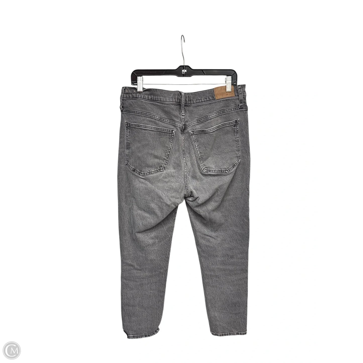 Jeans Straight By Madewell In Black Denim, Size: 30