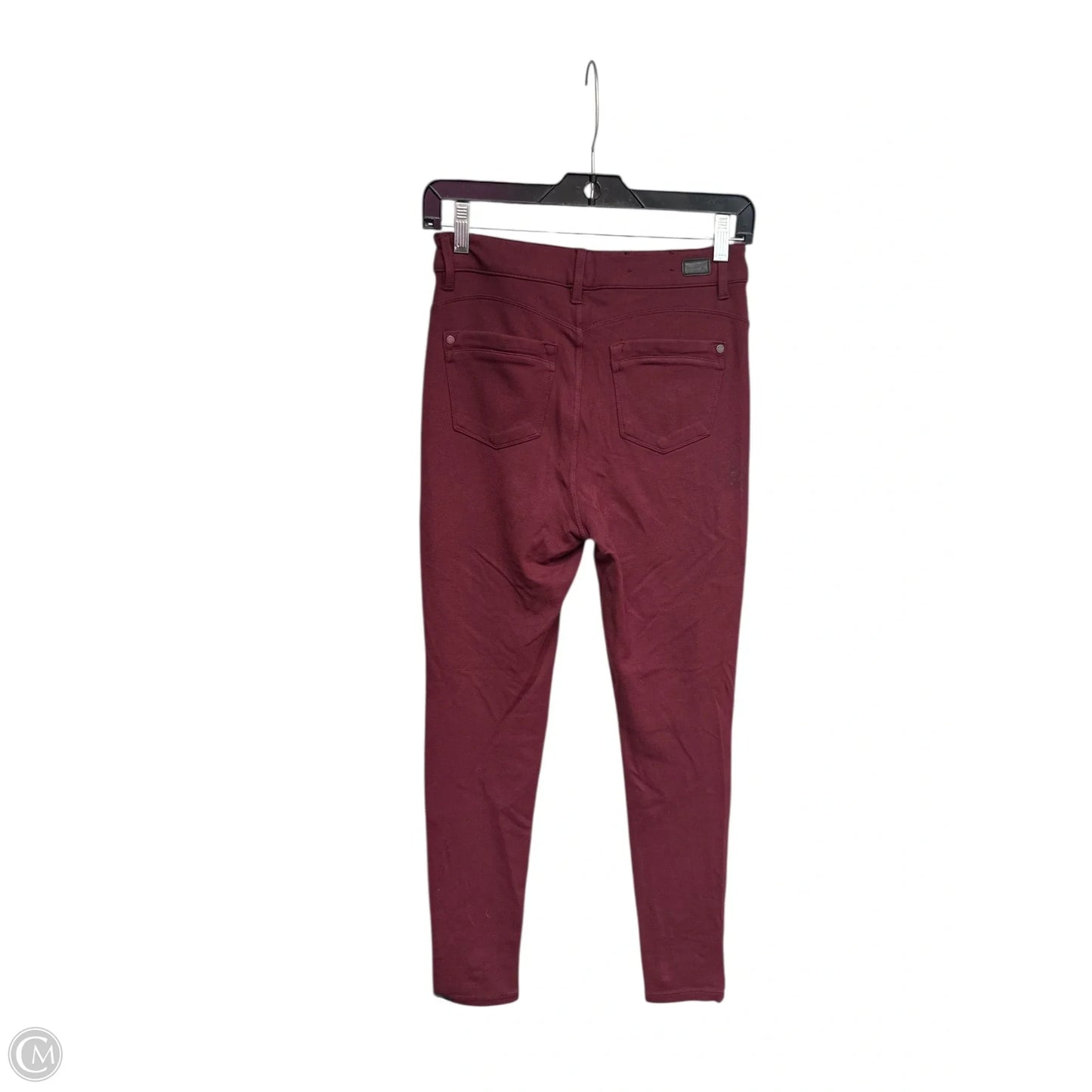 Pants Leggings By Clothes Mentor In Maroon, Size: 4