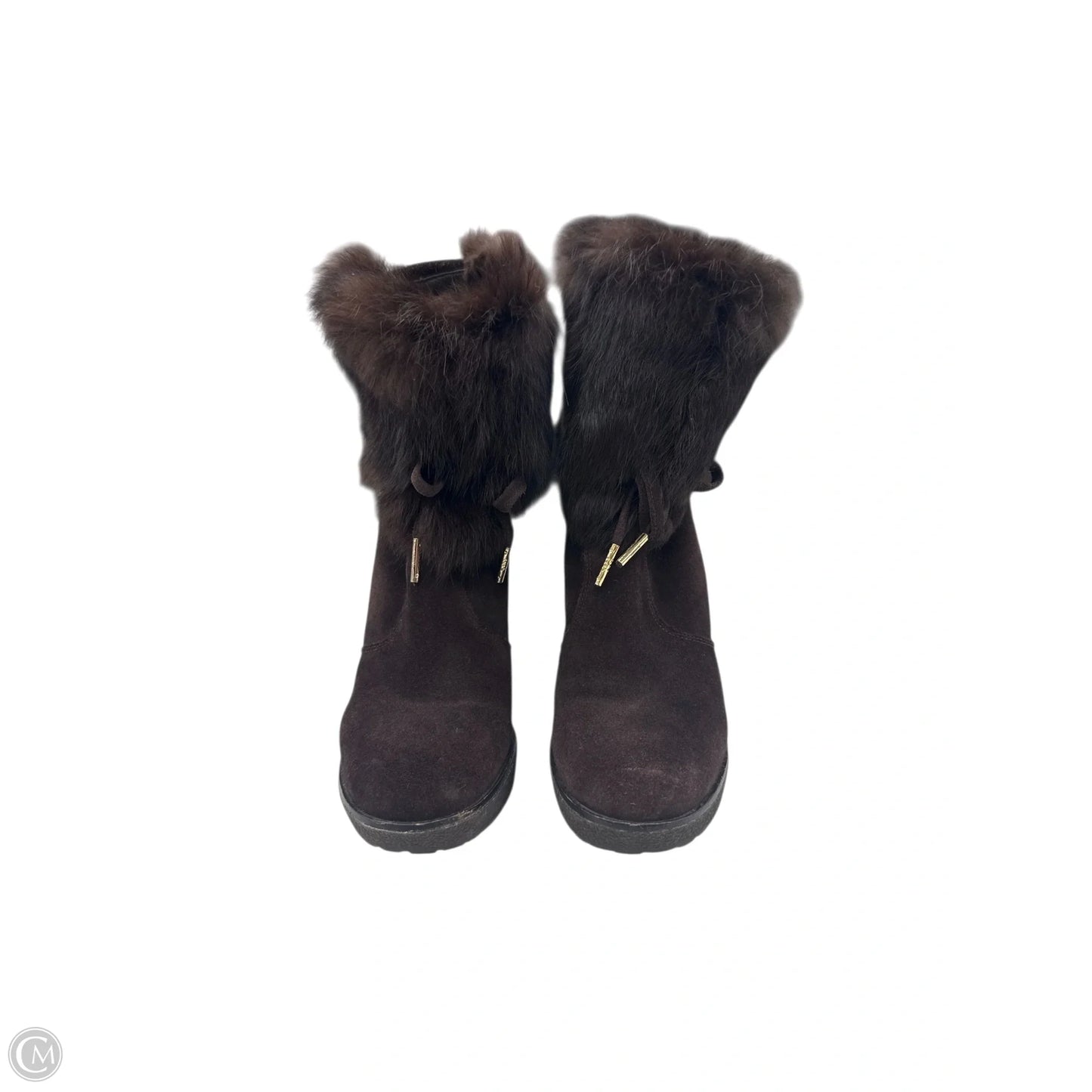 Boots Ankle Heels By Michael By Michael Kors In Brown, Size: 7