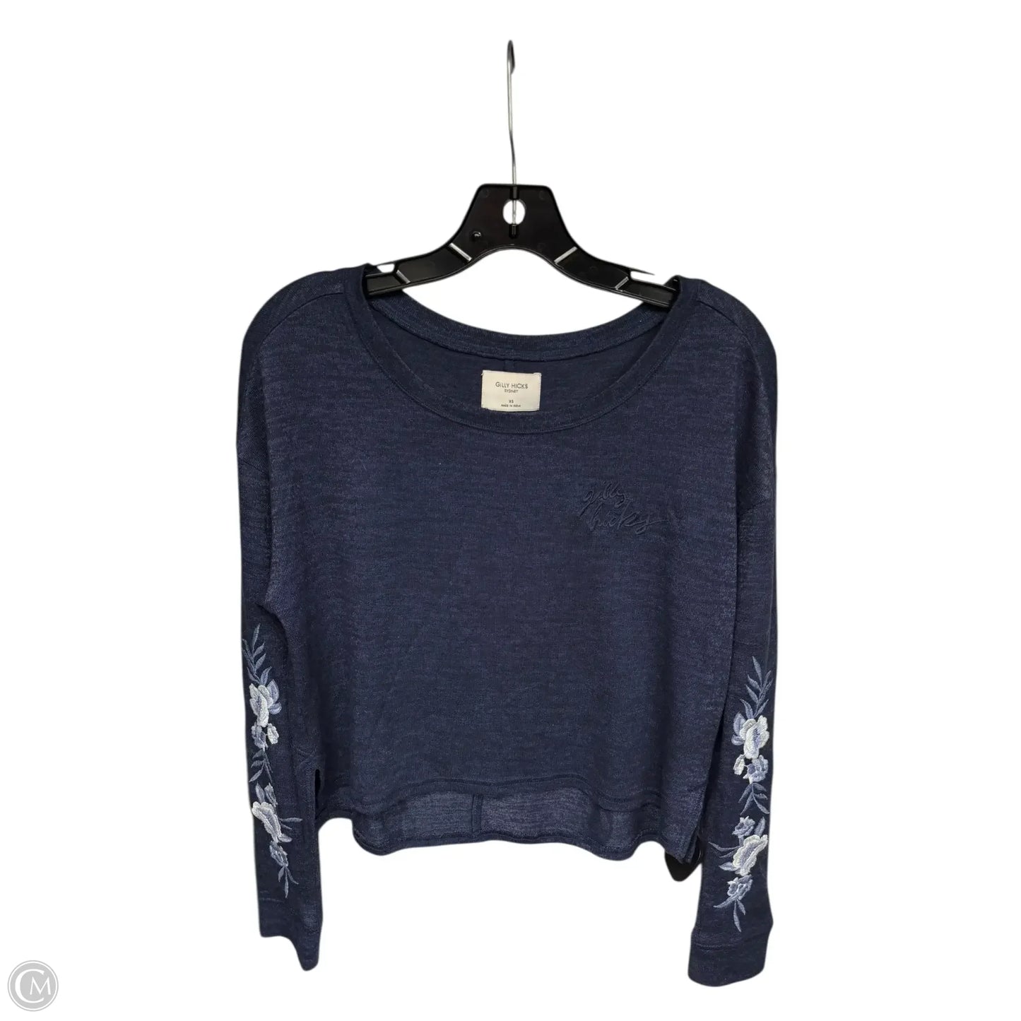 Top Long Sleeve By Gilly Hicks In Blue, Size: Xs