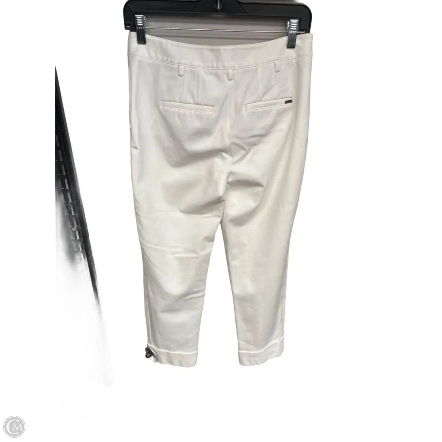 Pants Cropped By White House Black Market In Cream, Size: 0