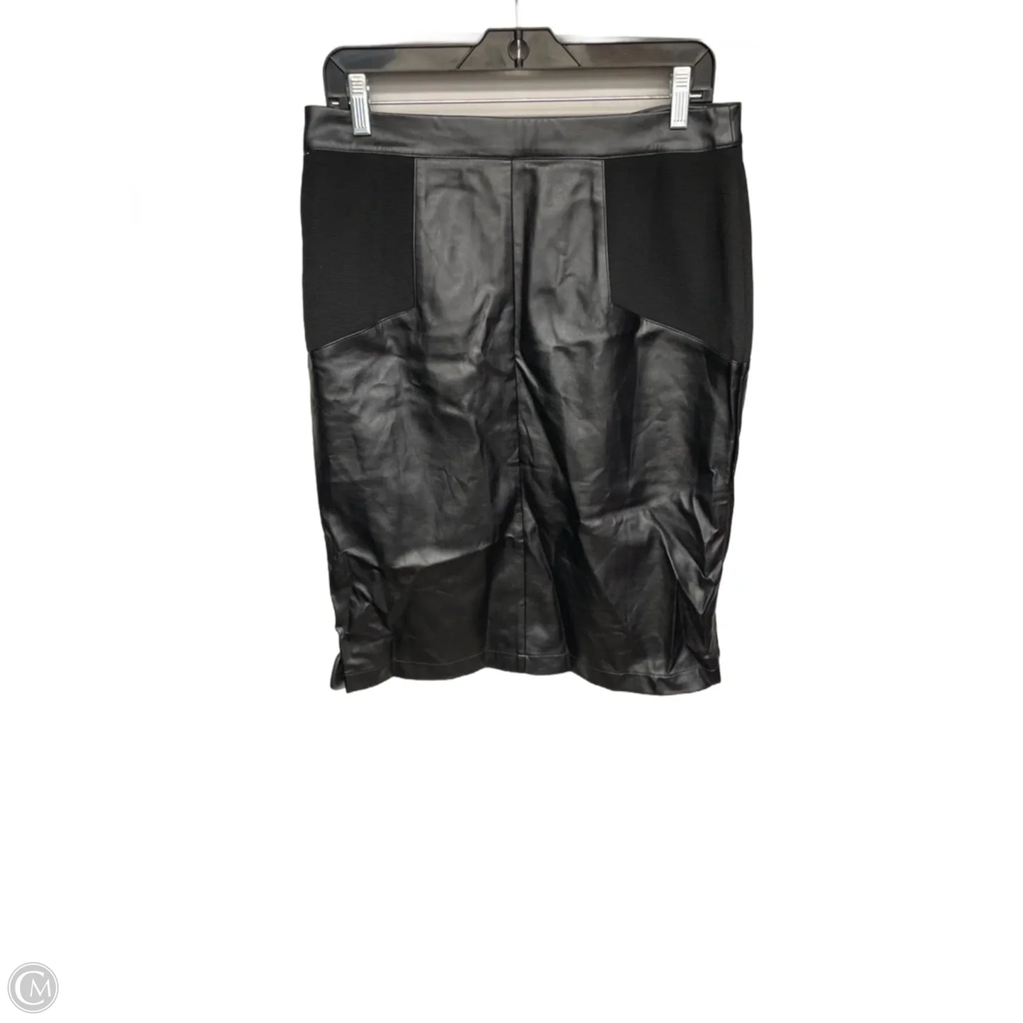 Skirt Midi By Chicos In Black, Size: M