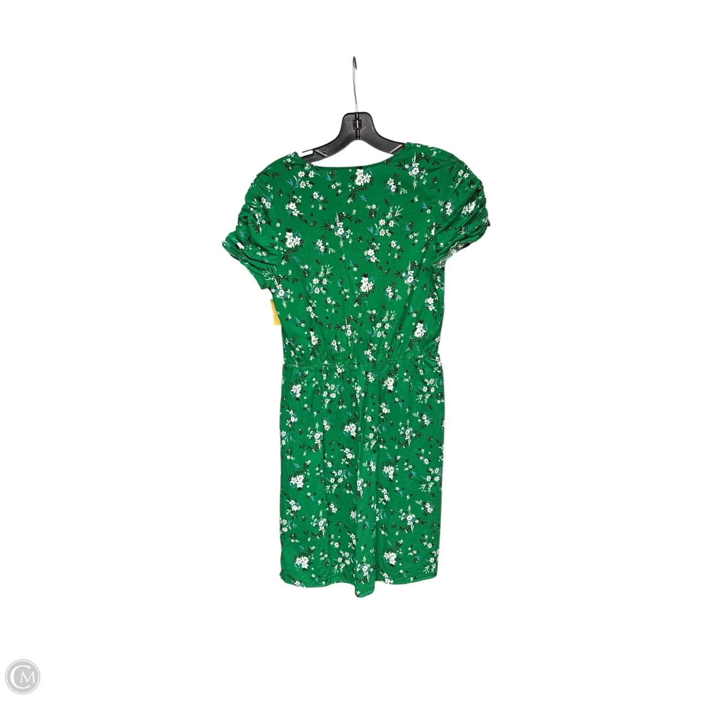 Dress Casual Midi By Banana Republic In Green & White, Size: S