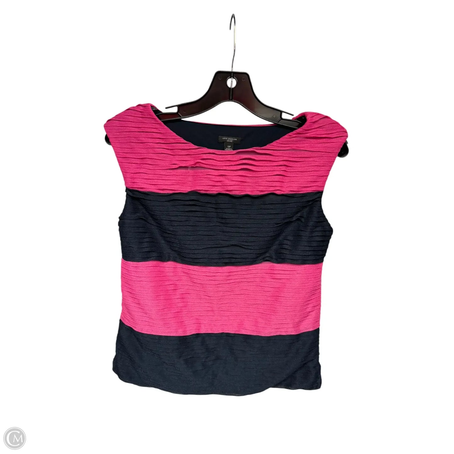 Top Sleeveless By Ann Taylor In Blue & Pink, Size: Sp