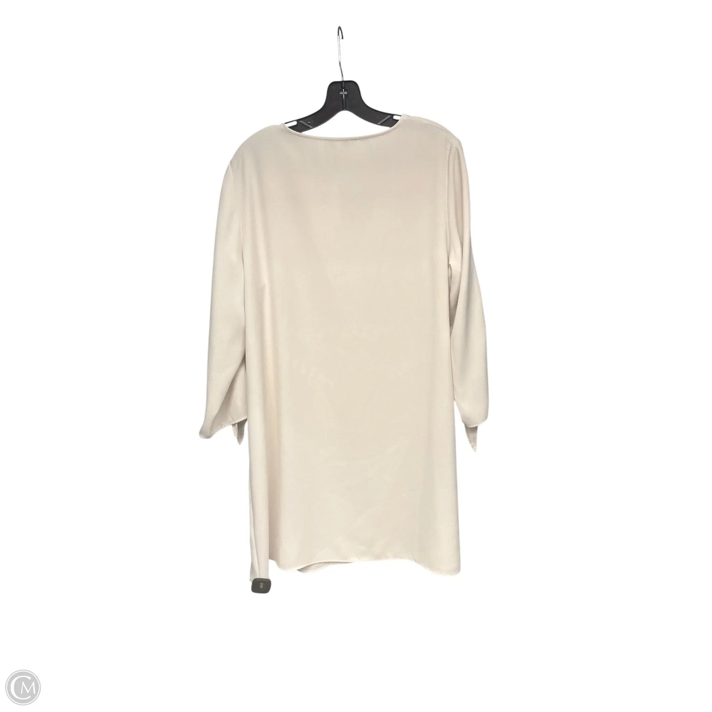 Dress Party Midi By Express In Beige, Size: L