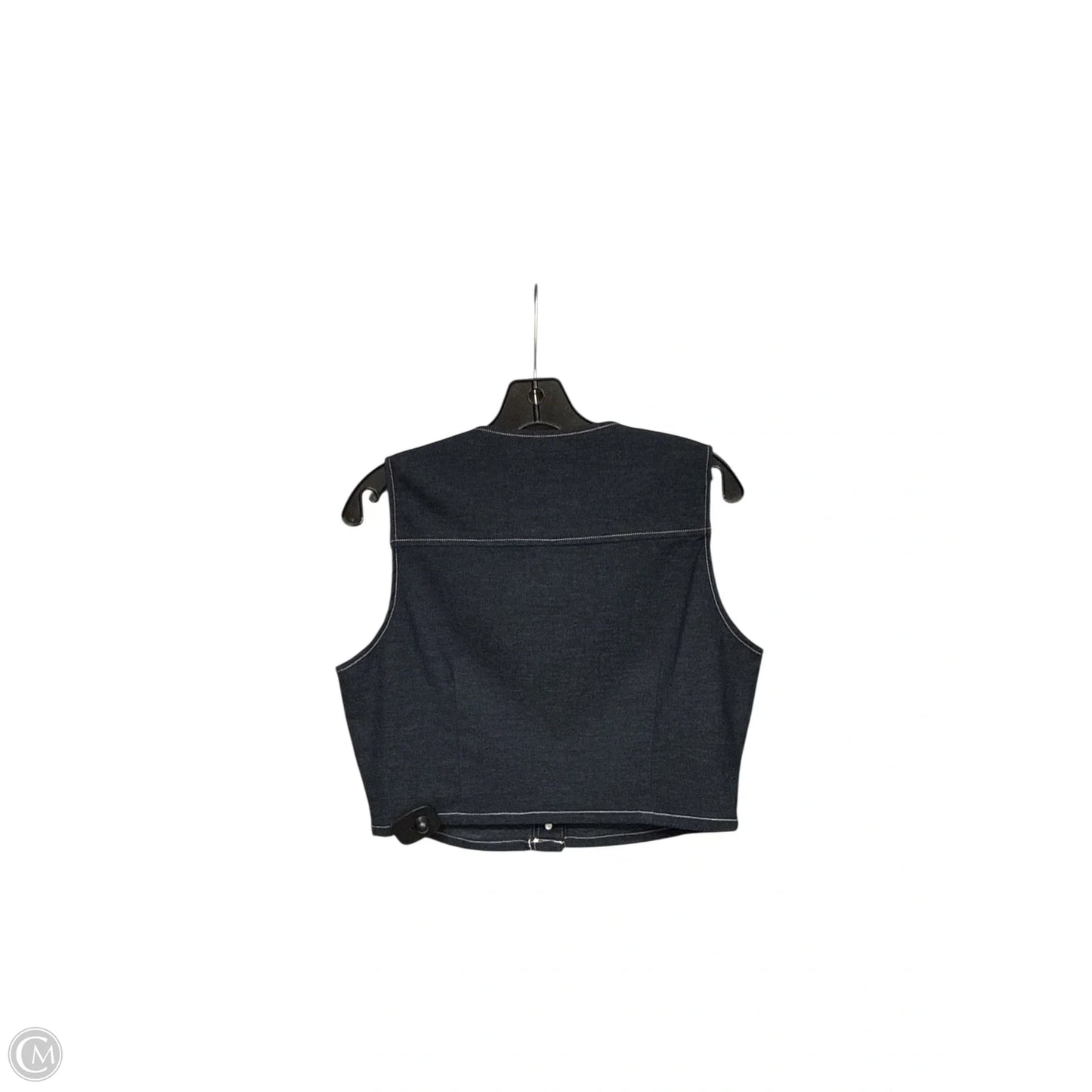 Top Sleeveless By Sage In Blue, Size: M
