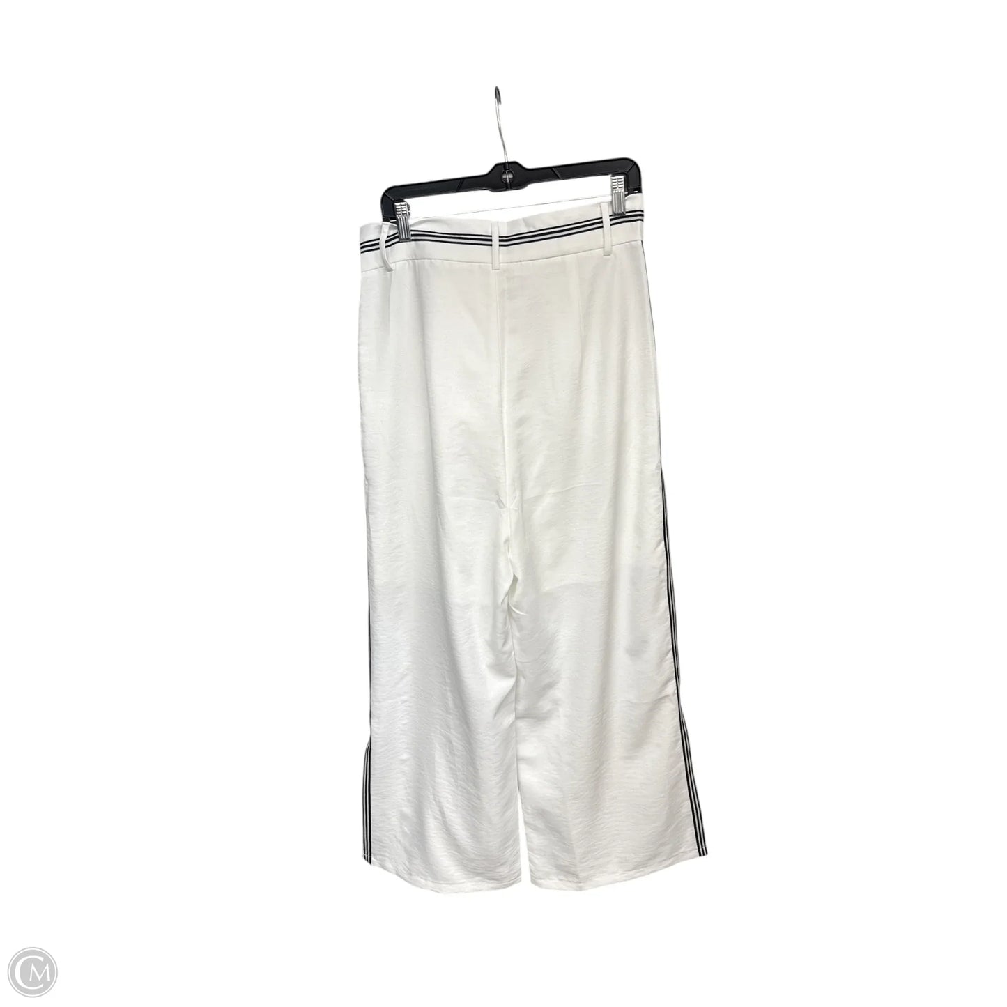 Pants Wide Leg By Clothes Mentor In Blue & White, Size: L