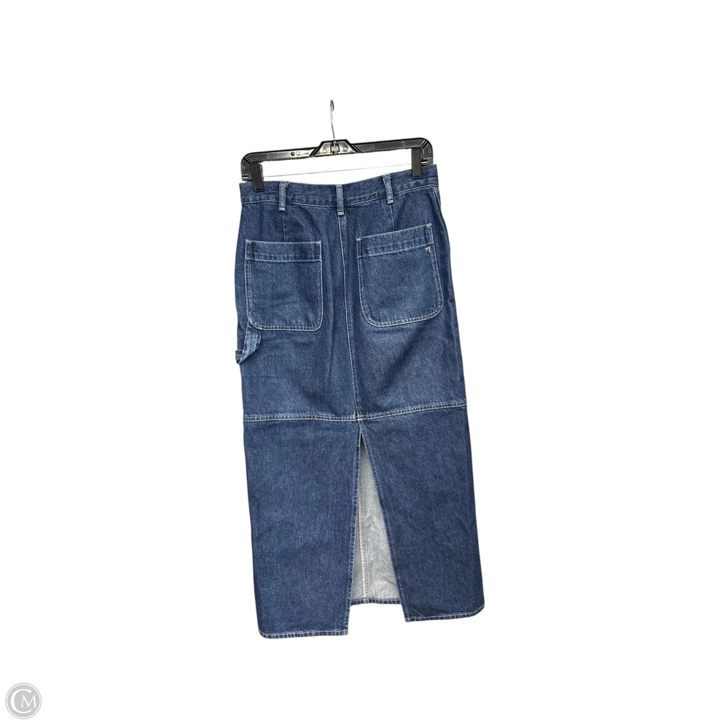 Skirt Maxi By Madewell In Blue Denim, Size: 26