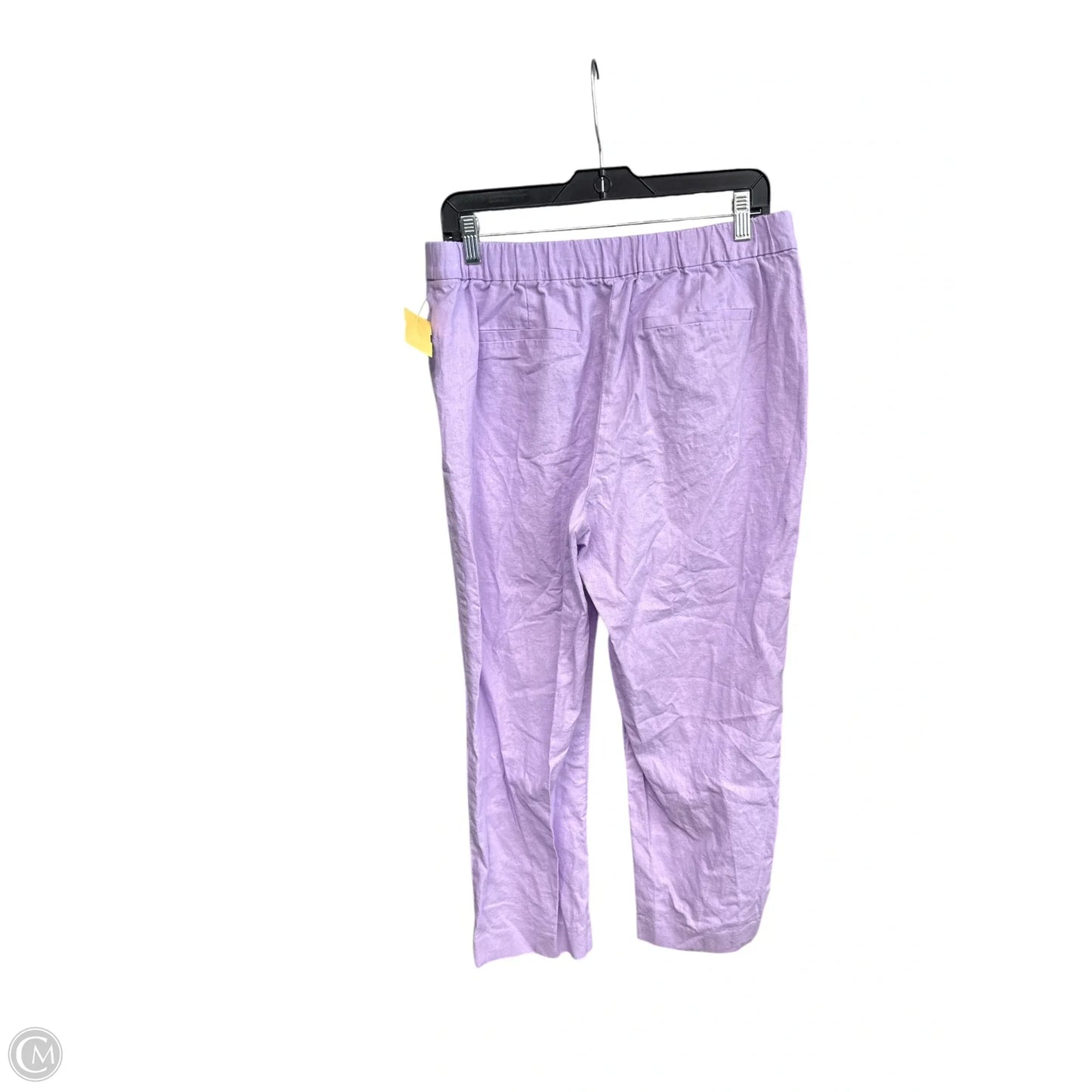 Pants Cropped By J. Crew In Purple, Size: 10
