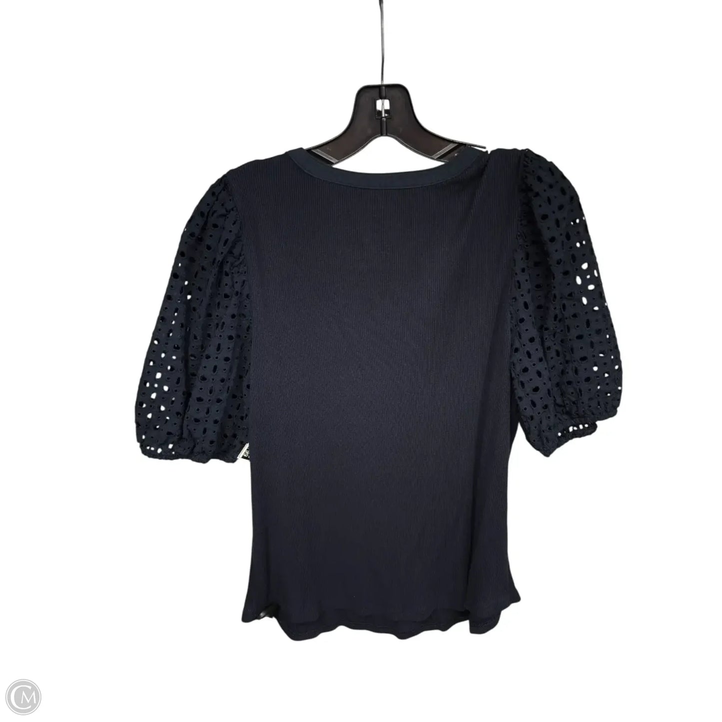 Top Short Sleeve By Nine West In Navy, Size: Xl