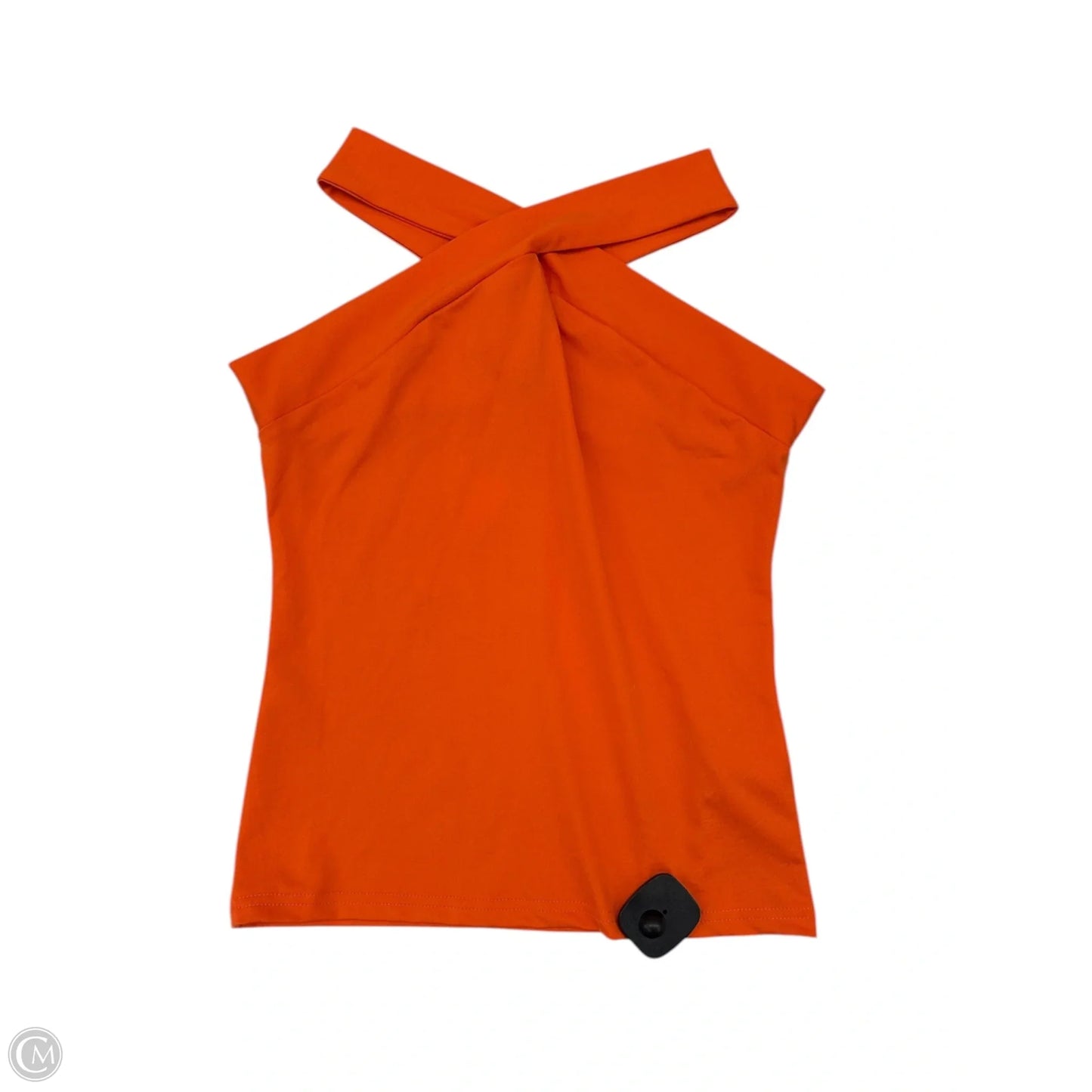 Top Sleeveless By Shein In Orange, Size: M