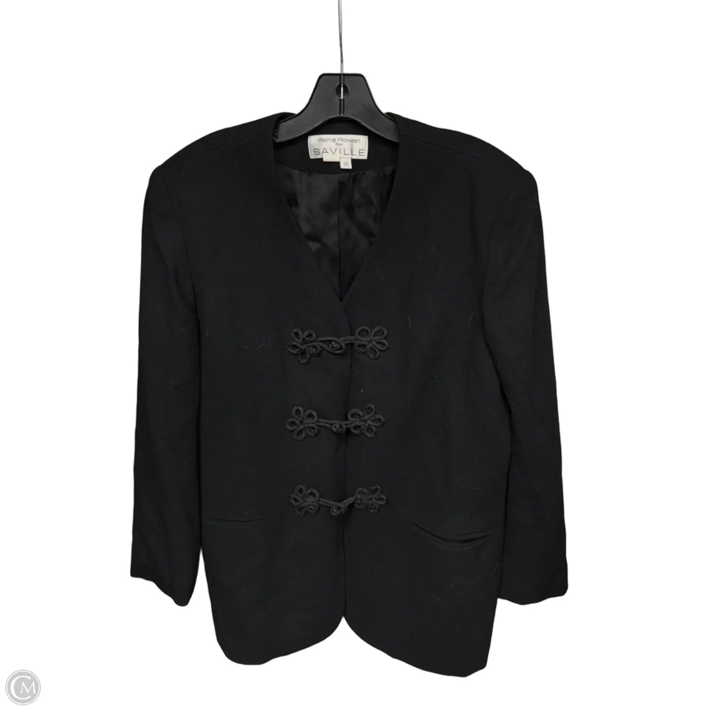 Blazer By Banana Republic In Black, Size: 8