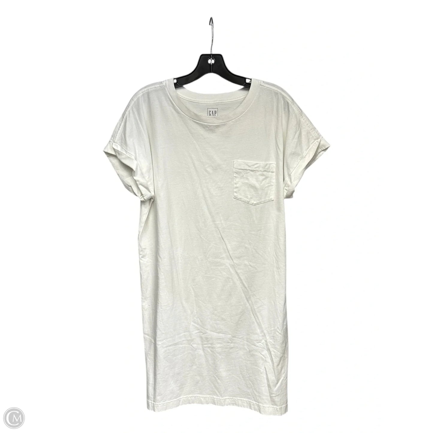 Dress Casual Midi By Gap In White, Size: M
