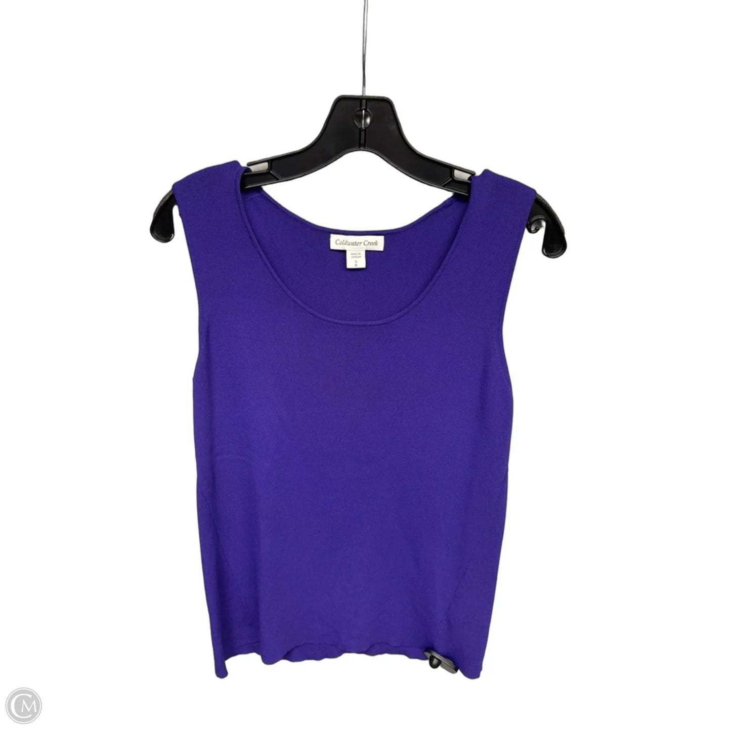 Top Sleeveless By Coldwater Creek In Purple, Size: S